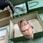 Gucci Horsebit Chain medium shoulder bag �?64255 in Rose Beige leather