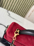 Chanel Vanity with Chain Mini | AP5186 Red Suede Bag - Default Title - View 5