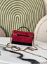 Chanel Vanity with Chain Mini | AP5186 Red Suede Bag - Default Title - View 2