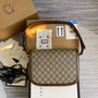 Gucci 602204 Horsebit 1955 shoulder bag Beige with brown leather - Default Title - View 2