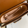 Gucci 602204 Horsebit 1955 shoulder bag Beige with brown leather