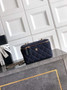 Chanel Classic Long Vanity with Chain, AP1341 Denim Dark Blue