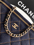 Chanel Classic Long Vanity with Chain, AP1341 Denim Dark Blue - Default Title - View 6