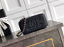 Chanel Classic Long Vanity with Chain, AP1341 Denim Dark Blue