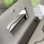 Gucci �?97985 GG Marmont mini chain bag Gray leather