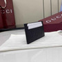 Gucci Imprint card case - Black GG Leather 835151