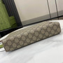 Gucci GG pouch with grey trim, 768255 wine red leahter - Default Title - View 4