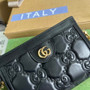 Gucci ‎702228 GG Matelassé leather mini bag Black leather - W14cm x H23cm x D4.5cm / white - View 6