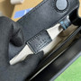 Gucci �?02228 GG Matelassé leather mini bag Black leather