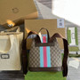 Gucci 674147 Backpack with Interlocking G brown GG Supreme