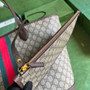 Gucci Ophidia large tote bag in beige and brown Supreme 726755 - Default Title - View 4