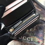 Gucci 621887 Horsebit 1955 card case wallet Black leather