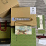 Gucci �?21892 Horsebit 1955 wallet with chain tiger beige leather