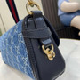 Gucci luce small shoulder bag 786027 in blue original GG canvas