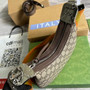 Gucci �?99409 Attache small shoulder bag Beige GG Supreme canvas