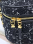 Dior Caro Small Vanity Case S5196 Black Dior Oblique Jacquard
