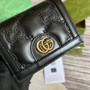Gucci 723786 GG Matelassé card case wallet black leather - W11cm x H17.5cm / Black - View 6
