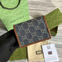 Gucci Horsebit 1955 card case wallet 621887 Brown leather - W11cm x H17.5cm / Brown - View 2