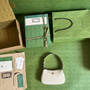 Gucci 739076 Aphrodite mini shoulder bag in beige leather - Default Title - View 9