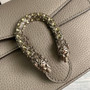 Gucci ‎‎421970 Dionysus leather mini bag gray leather - Default Title - View 5