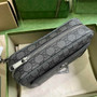 Gucci 760245 Ophidia GG pouch in Grey and black GG Supreme canvas - Default Title - View 6