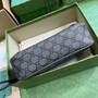 Gucci 760245 Ophidia GG pouch in Grey and black GG Supreme canvas