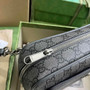 Gucci 760245 Ophidia GG pouch in Grey and black GG Supreme canvas - Default Title - View 7