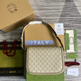 Gucci 602204 Horsebit 1955 shoulder bag beige with beige leather - Default Title - View 2