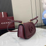 Gucci Blondie mini shoulder bag in red leather 815700