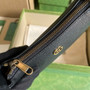 Gucci 739076 Aphrodite mini shoulder bag in black leather