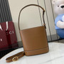 Gucci 73 mini bucket bag, 833665 in brown leather