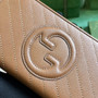 Gucci Blondie zip-around wallet 760312 in brown leather