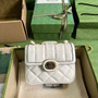 Gucci Deco mini shoulder bag in beige leather 741457