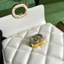Gucci Deco mini shoulder bag in beige leather 741457 - Default Title - View 7