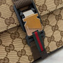 Gucci Mini GG crossbody bag �?02100 in dark brown GG canvas