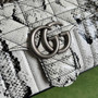 Gucci 443497 GG Marmont small python shoulder bag - Default Title - View 5
