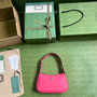 Gucci 739076 Aphrodite mini shoulder bag in plum leather - Default Title - View 9