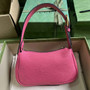 Gucci 739076 Aphrodite mini shoulder bag in plum leather - Default Title - View 2
