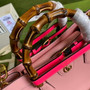 Gucci 655658 Diana medium top handle bag Pink leather - Default Title - View 6