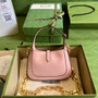 Gucci 699651 ‎Jackie 1961 mini shoulder bag Pink patent leather - W19cm x H13cm x D3cm / Pink - View 2