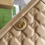 Gucci ‎‎702200 GG Matelassé leather small beige - Default Title - View 6