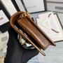 Gucci ‎621892 Horsebit 1955 wallet with chain brown GG Supreme - Default Title - View 5