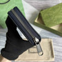 ‎Gucci 673003 Zip around wallet with Interlocking G navy blue