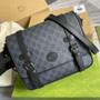 Gucci ‎‎658542 GG Messenger bag Black Supreme canvas - Default Title - View 1