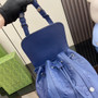 Gucci Jumbo GG backpack 625770 in Blue leather - Default Title - View 7