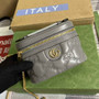 Gucci ‎723770 GG Matelassé top handle mini bag Gray leather - W16cm x H10.5cm x D5cm / Gray - View 1