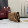 Gucci Dionysus wallet on chain �?37373 in brown leather