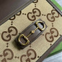 Gucci 602204 Horsebit 1955 shoulder bag brown with brown leather - Default Title - View 7