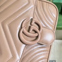 Gucci GG Marmont mini shoulder bag, 739681 in taupe leather