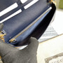 Gucci �?21892 Horsebit 1955 wallet with chain brown